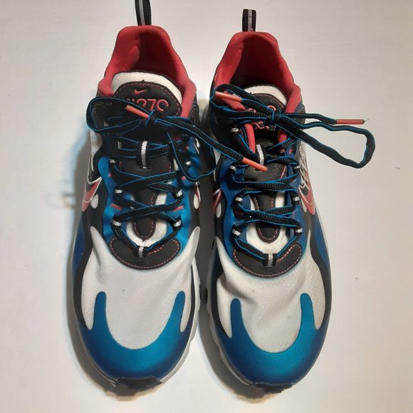 Nike Air Max 270 React Men's Shoes in Size 9 CT1616-400 - Picture 3 of 7